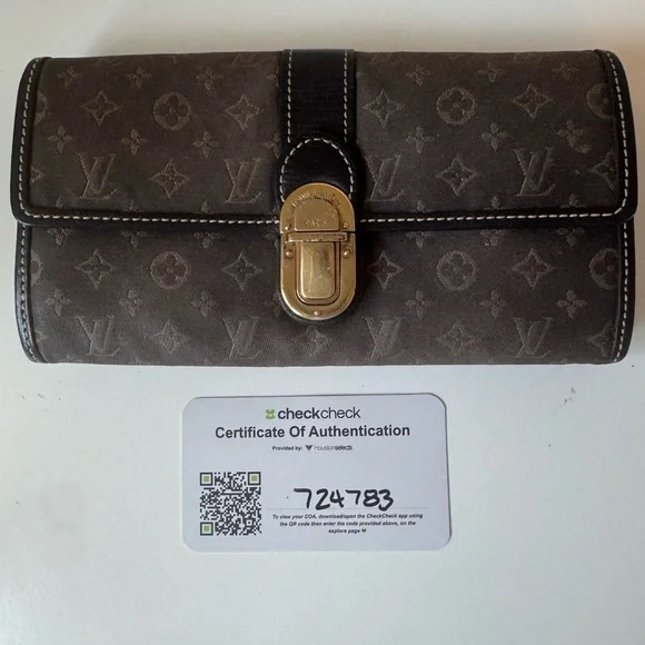 Louis Vuitton Women’s Brown Monogram Idyll Canvas and Leather Sarah Wallet - Picture 15 of 15